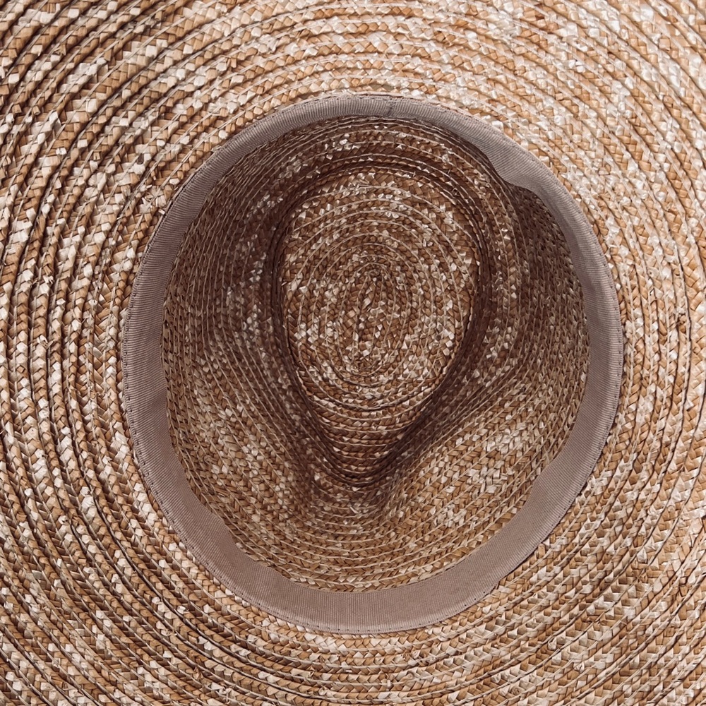 6 pcs Wide Brim Straw Sun Hat - Black - Picture 7 of 15